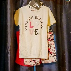 Three piece short set, size 6x